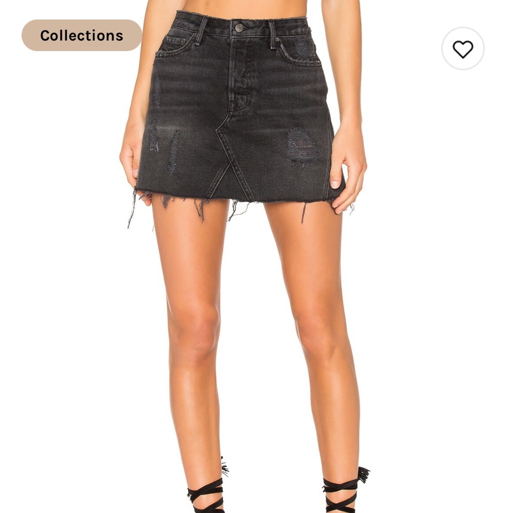 GRLFRND Eva Denim Skirt